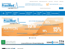 Tablet Screenshot of praximed.com