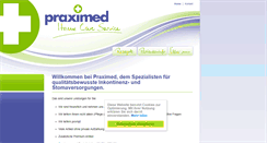 Desktop Screenshot of praximed.de